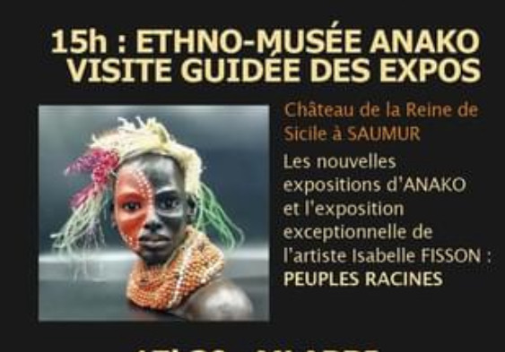 Exposition Isabelle Fisson à l'ethno-musée de Saumur avec Patrick Bernard