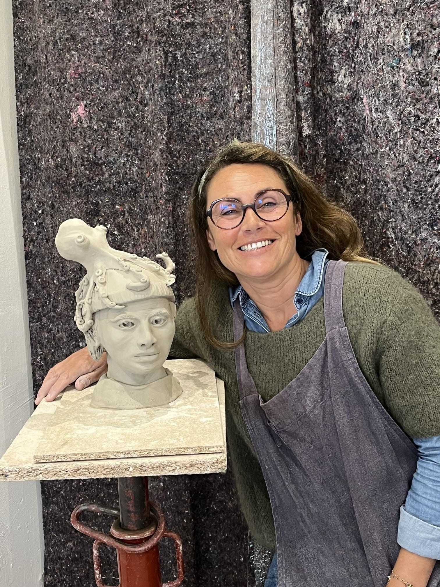 Isabelle Fisson - cours de sculpture - vendee - les sables olonne