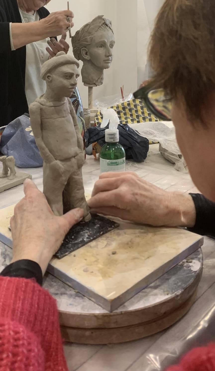 Isabelle Fisson - cours de sculpture - vendee - les sables olonne