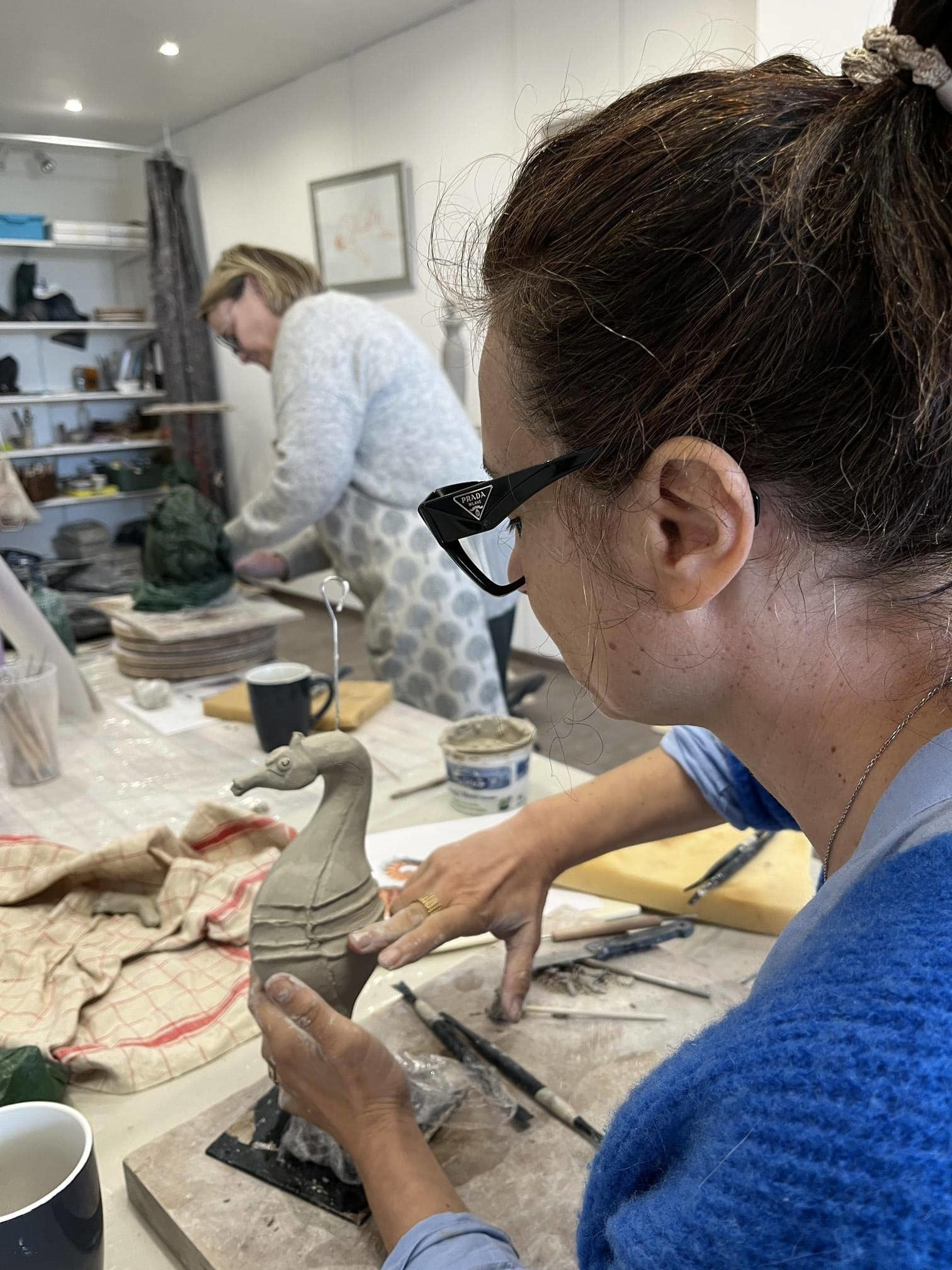 Isabelle Fisson - cours de sculpture - vendee - les sables olonne