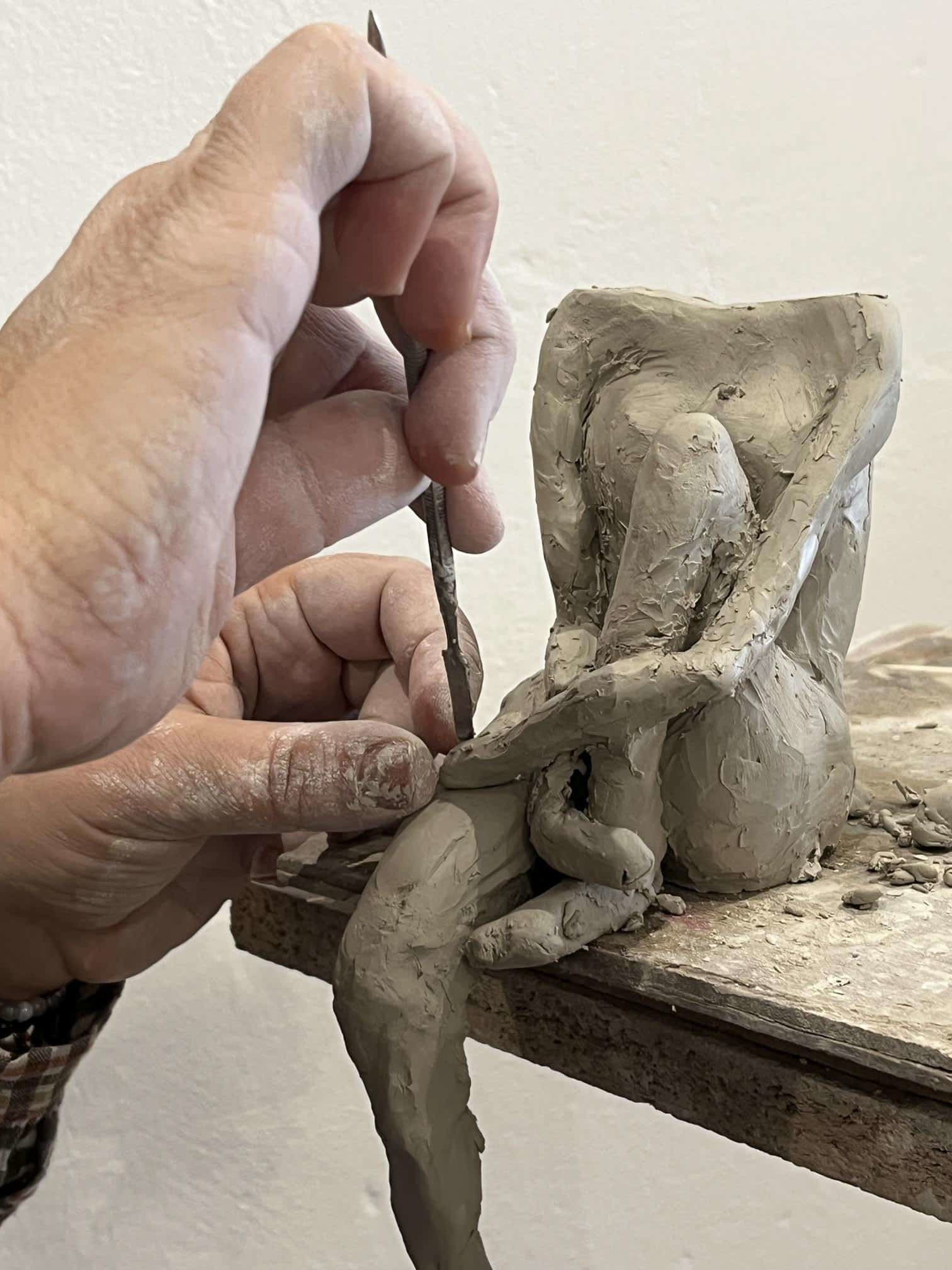 Isabelle Fisson - cours de sculpture - vendee - les sables olonne